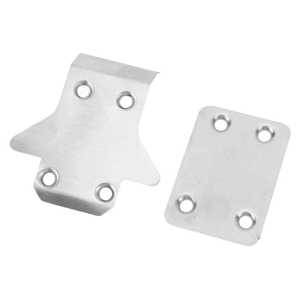 2pcs RC Chassis Armor Protector Professional Stainless Steel RC Skid Plate Protector Guard for KYOSH
