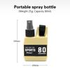 Butelka z pompką 80 ml Przenośne puste pojemniki kosmetyczne z klamrą Alkohol Perfumy Napełniane Na kemping na świeżym powietrzu Wędrówki