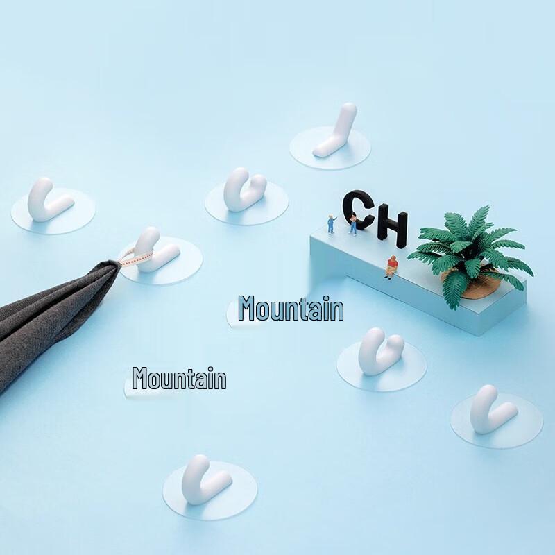 Chahua Traceless Letter Adhesive Hooks (2-Pack)