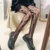 Lolita Dark Black Pantyhose Star Mesh Stockings Female Fishnet Stockings JK Girls Socks Mesh Tights Lingerie Thigh High JK Socks