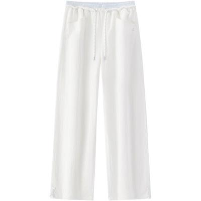 Semir Women's Casual Color-Block Wide-Leg Pants