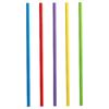 Colored Paper Straws 25Cm 8Mm Disposable Eco-Friendly Papstar 100Pcs