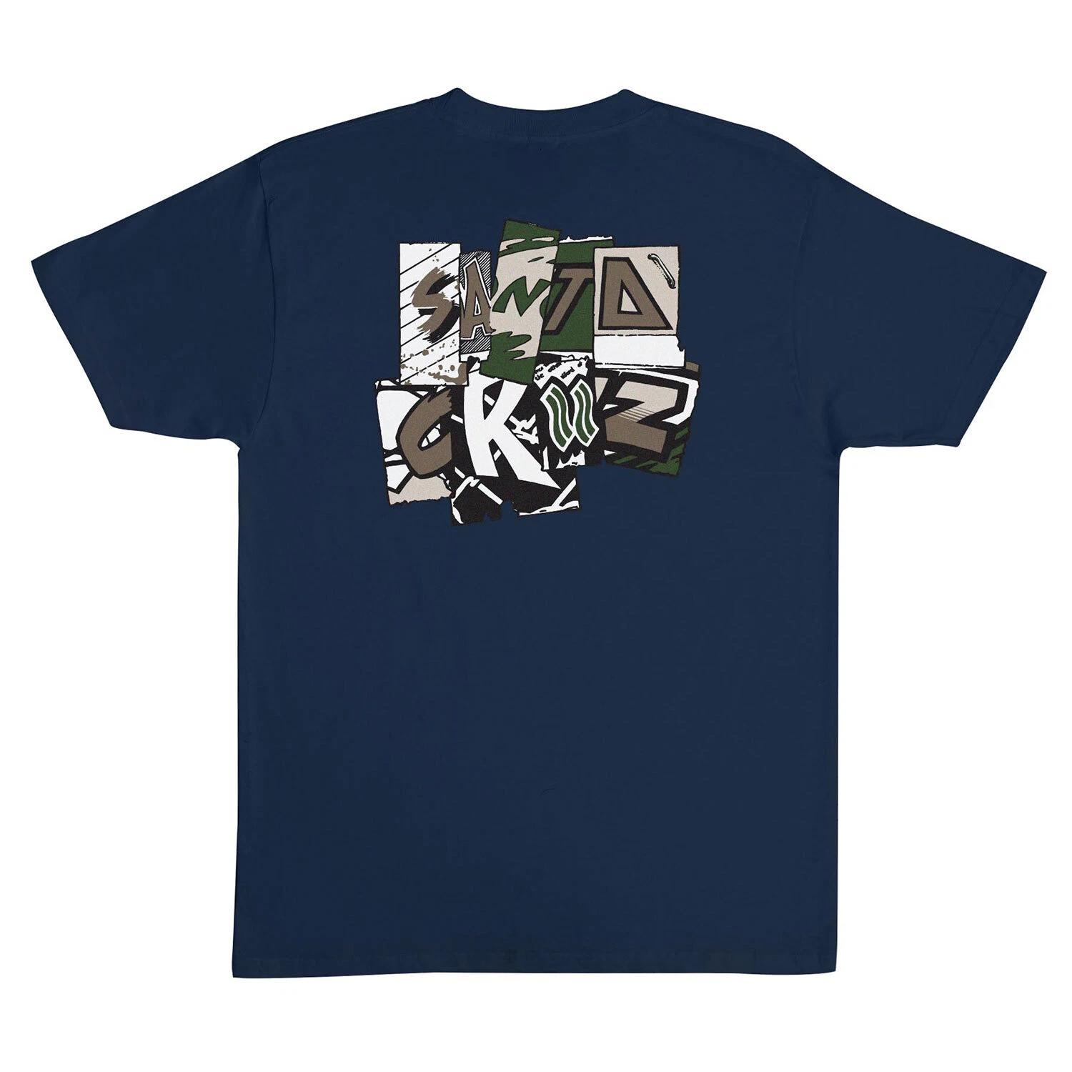 Santa Cruz Skateboards Shirt Kickback Navy 4XL