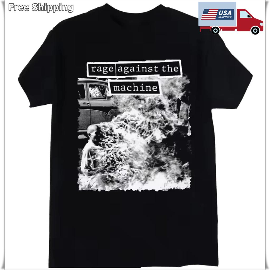 Rage Against The Machine Black Unisex T-shirt Size S-5XL Unisex T-Shirt