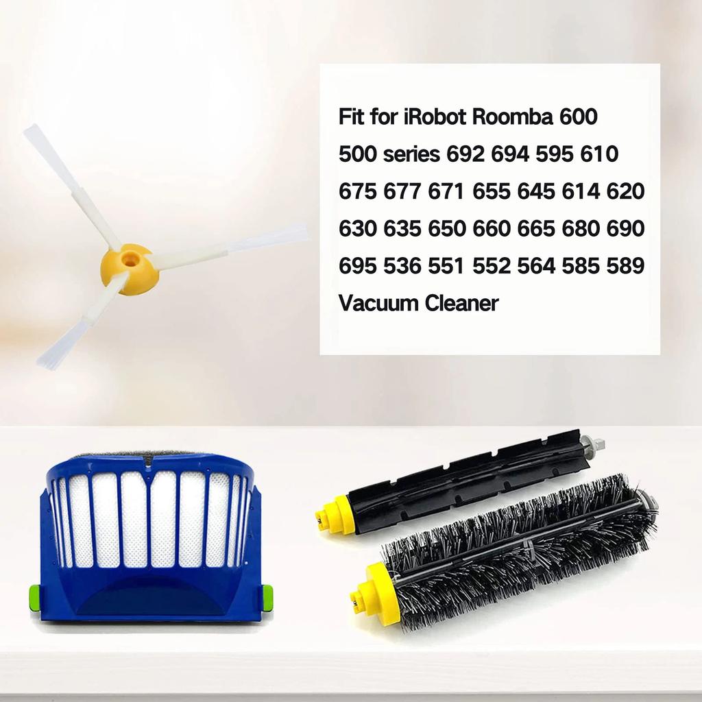 Replacement Parts Kit for Irobot Roomba 600 Series 694 676 675 692 695 677 671 655 645 690 680 660&500 Series 595 585 564 Robot