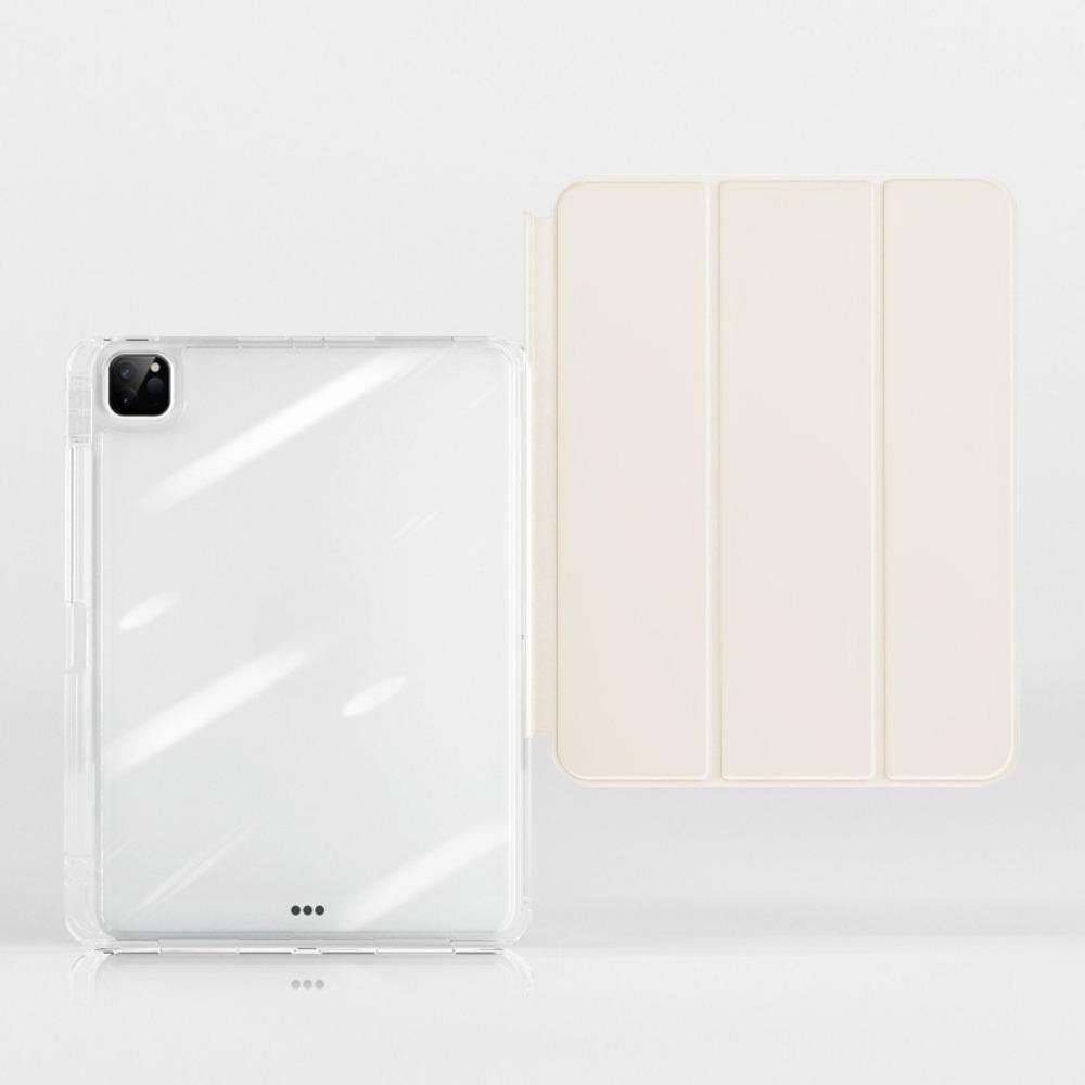 For iPad 10.2 Case with Pencil Holder Clear Acrylic Cover for iPad Air45 Pro11 iPad10 Detachable Stand
