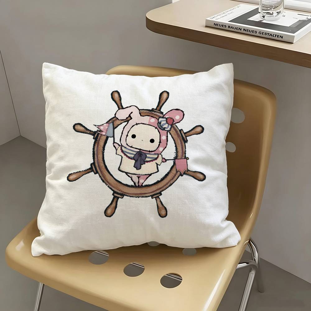 1pc Cute Japan S-sentimental Circus Pillow Case Fashion Square Pillowcase Bedroom Sofa Room Ins Decoration Leisure