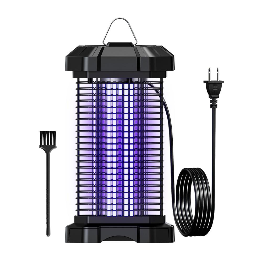 Qualitell 18W UV LED Plug-In Electric Mosquito Killer Lamp Insulated Steel Mesh Bug Zapper 1-Year Warranty Model D3
