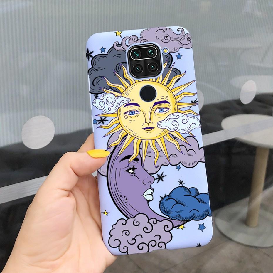 For Xiaomi Redmi Note 9 Case Luxury Sunflower Lavender Silicon Phone Back Cover Case For Redmi Note 9 Pro Max 9s Note9 Soft Etui