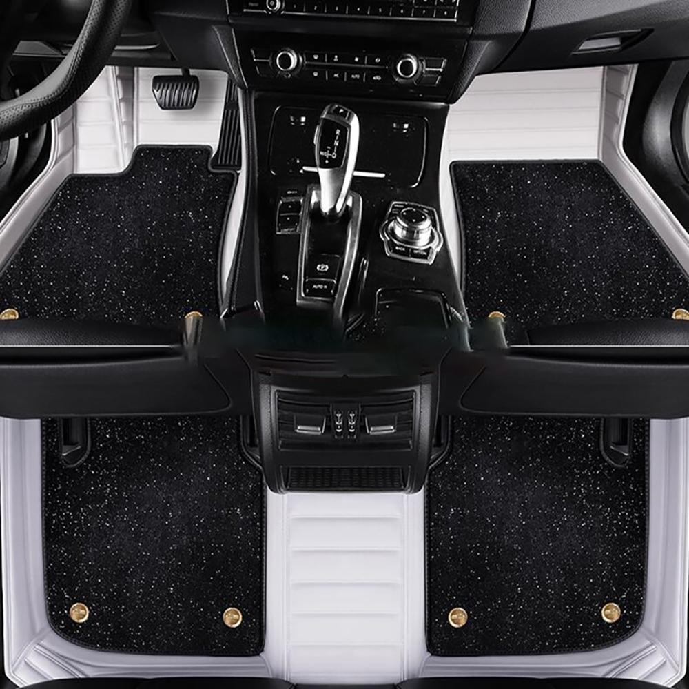 For Toyota Previa Auto Double layer 5D Custom Car Floor Mats Carpets Foot car Accessories voiture floor liners