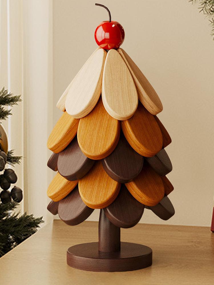 Natural Wooden Trivets for Bowls Teapots Drinks Plates Table Decor Coaster Wooden Tree Trivets for Kitchen Counter Dining Table