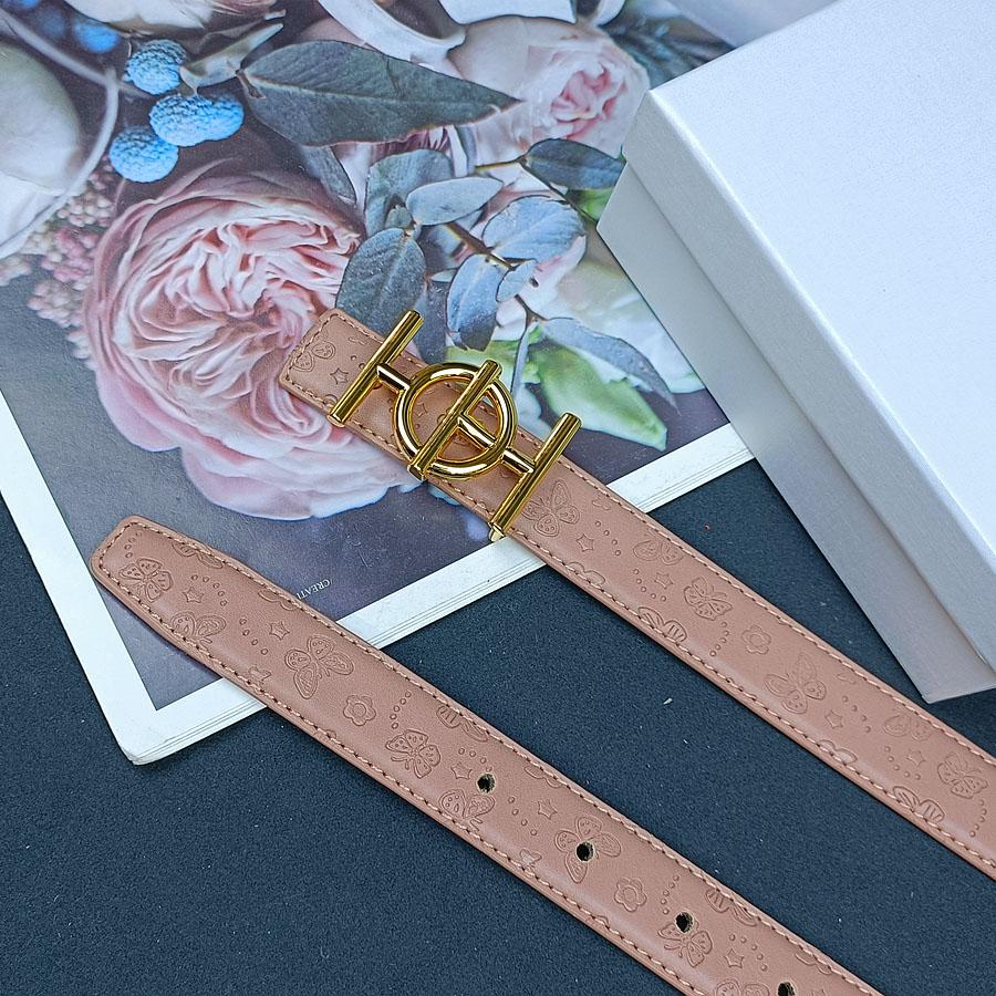 2.5cm Luxury Designer Famous Brand High Quality Leather Hot Women Belts For Dress
