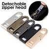1/10pcs Durable Tool Free Zipper Repair Instant Replacement Metal Pull Slider Universal Detachable for Luggage Bags Clothing
