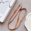 Luxury PU Leather Crossbody Necklace Phone Strap Long Lanyard String Belt for Mobile Phone Case Casing Case Bag Wallet Accessory