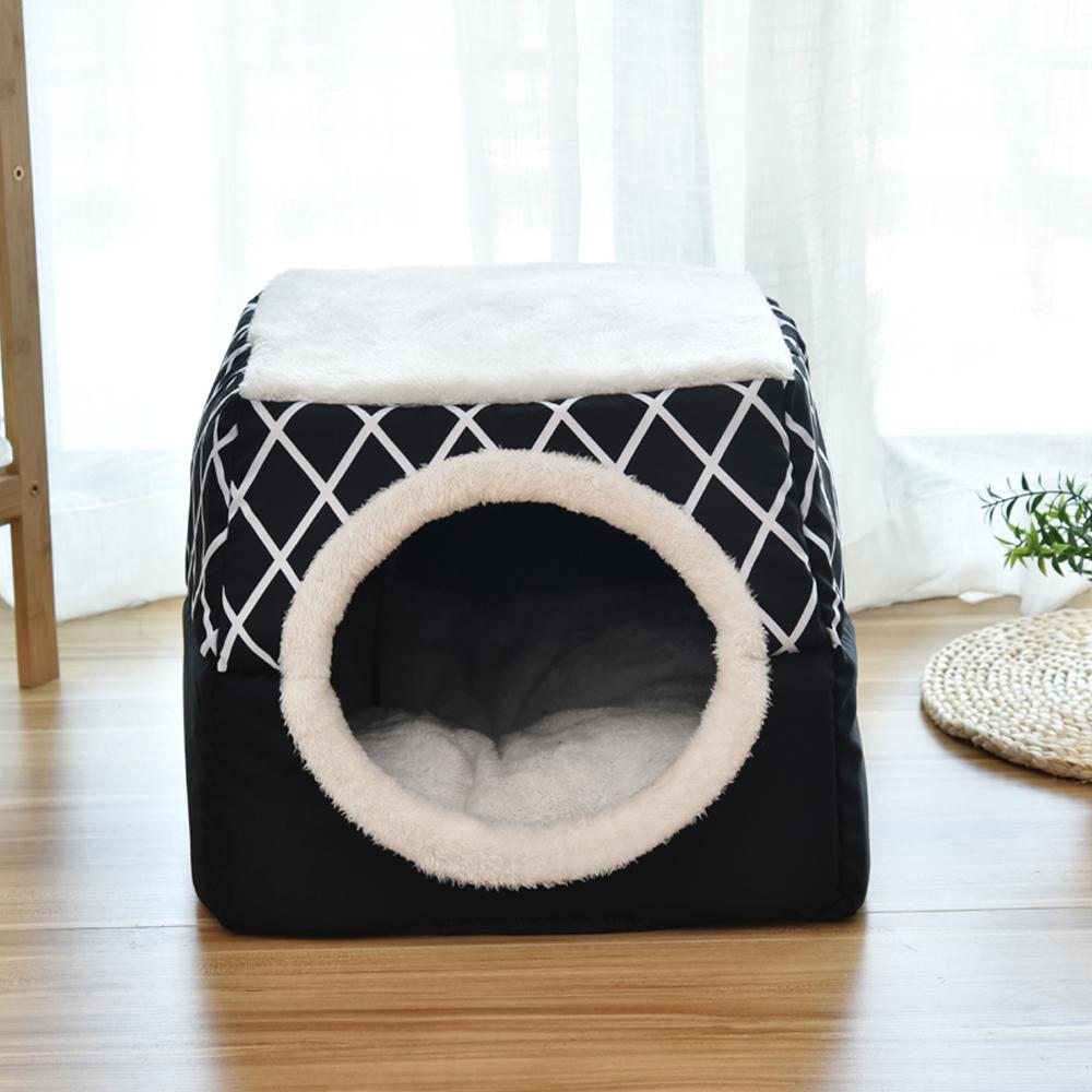 Multiple Cat Bed Nest Warm Kitten Dog Mat Kennel Soft Pet Sleeping Beds Sofa Small Dogs Cats Cushion Blanket Fashion Furniture