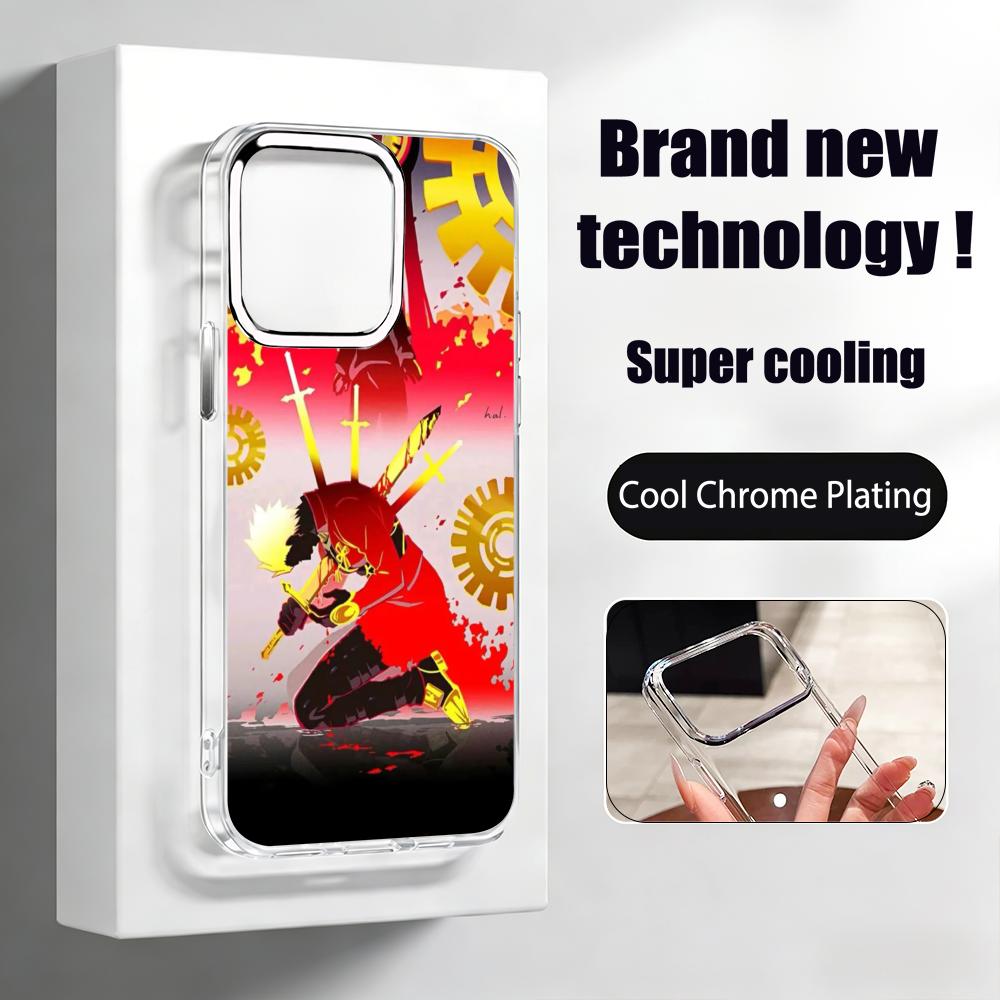 Fatestrange Fake Phone Case For iPhone17 air 16 15 14 13 12 11 Pro Max Plus Chrome Button Camera Ring Transparent Case