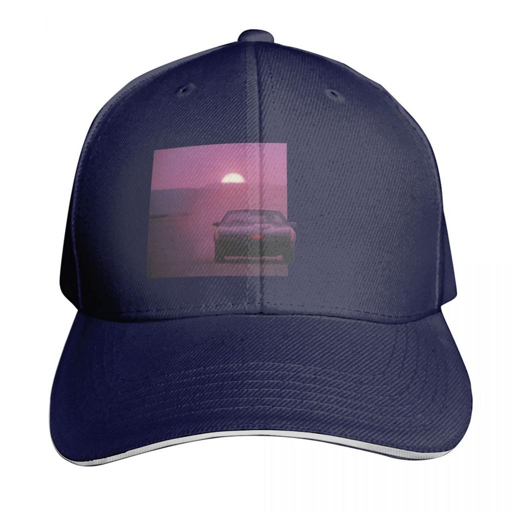 KITT Sunset Baseball Cap Trucker Cap Hats for Unisex Uv Protection Solar Hat Unisex Hat Women Hats Unisexs