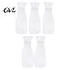 Trendy Flower Container Clear Bud Vase, Plastic Transparent Modern Vase Table Centerpiece for Home Party Wedding Decor Minimalist