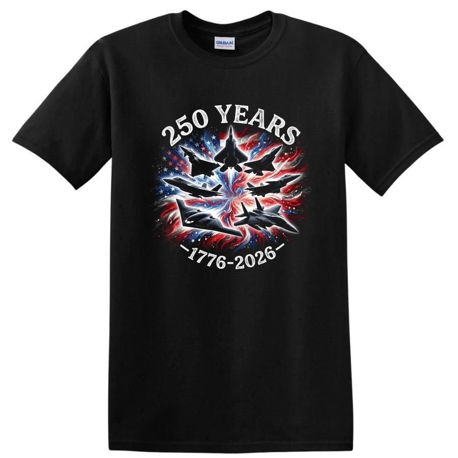250 Years Anniversary USA Air Force Jets Graphic T Shirt Tee 1776 2026
