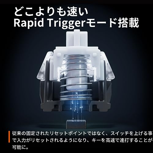 SteelSeries Apex Pro Mini US Wired Gaming Keyboard with Rapid Triggers, English Layout, OmniPoint Switches, 2-in-1 Action Keys, Black (Product Code: 6