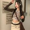 Y2k T-shirt Streetwear Vintage Korean Style Crop Top Women T-shirt Sexy Retro Letter Printed T Shirts Off Shoulder Aesthetic Clothes