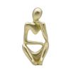Nordic Home Decoration Abstract Thinker Statue Miniature Resin Sculpture Figurines Home Desktop Decoration Sculpture Ornaments