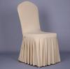 Pleated Elastic Chair Cover for Weddings, Restaurants, and Banquets