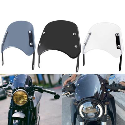 1 Piece of Motorcycle Modified General Purpose 5-7-inch Headlamp Windshield Motorcycle Windshield Windshield Windshield
