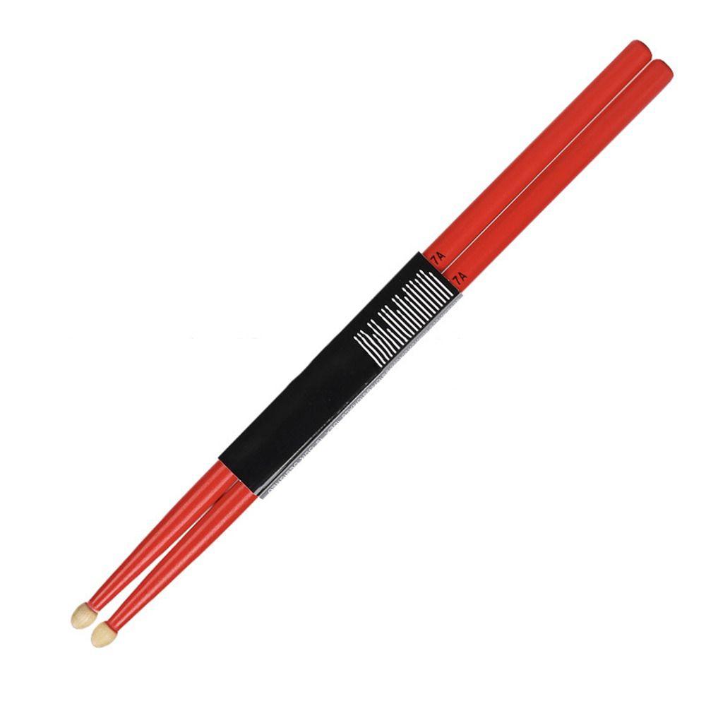 

Percussion Instrument Accessories 5A 7A Drum Sticks Drum Accessories Maple Wood Drumsticks Red-7A