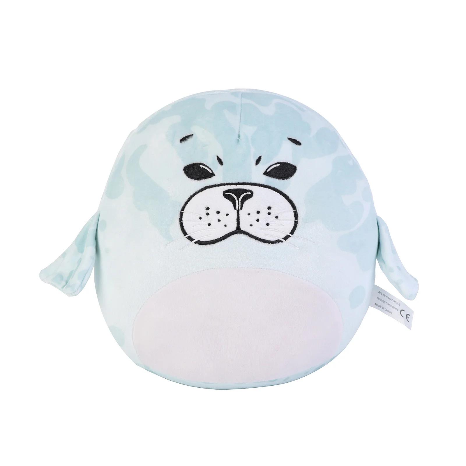 

Hawk White Round Panda Corgi Sea Dog Frog Cat Plush Toy Doll Kids Gifts Cute Sea Dog