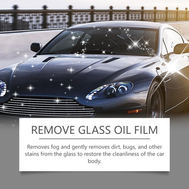 Glass Polishing Liquid Car Windshield Oil Film Remover Deep Cleaner Stain Removal Lasting Shine Auto Anti Rain Coating Liquid one size