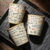 120ML Espresso Cup Mathematical Chemical Physical Formula Patterns Ceramic Tea Cup Porcelain Coffee Mug