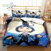 Conjunto de Cama Infantil com Estampa de Desenho Animado Coraline Solteiro Twin Completo Queen King Size Conjunto de Cama para Quarto de Adulto/Criança Presente