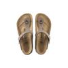 Birkenstock Gizeh Birkibuc Mocha Unisex Sandals Brown 0043751