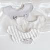 3pcs Set Breathable Drool Bibs Absorbent Bibs for Baby Girl Boy Baby Bib  Infant Daily Wear