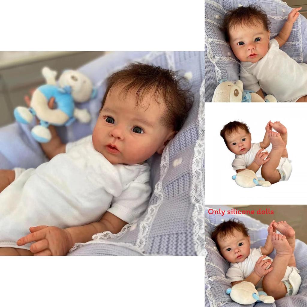 Bambola Bambino in Silicone da 19 Pollici con Caratteristiche Realistiche per Collezionisti e Regalo