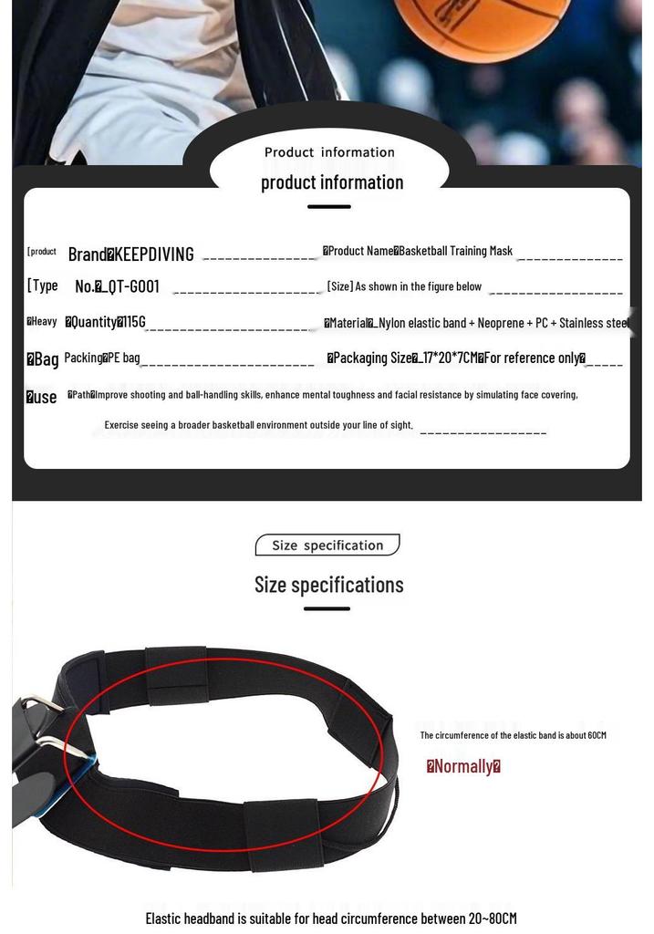 Basketball Defense Mask: Enhance Layup & Shot Resistance