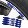 4 Stück Auto-Felgenaufkleber Auto-Reifenemblem Dekor Aufkleber Zubehör für Volvo S60 S80 S90 C30 XC40 XC60 XC70 XC90 V40 V60 V90