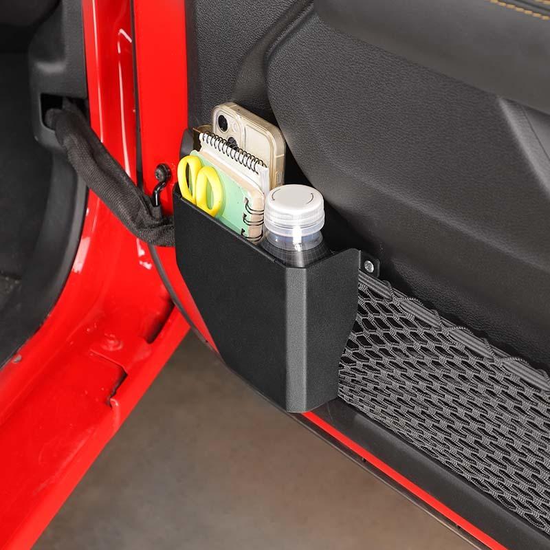 Front Door Pocket Storage Box For Jeep Wrangler JL For JT Gladiator 2018-2023 Organizer Container Stowing Tidying Accessories