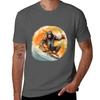Surfing Monkey Aquarell Tshirt Christmas Casual Short Sleeve Top Tshirt