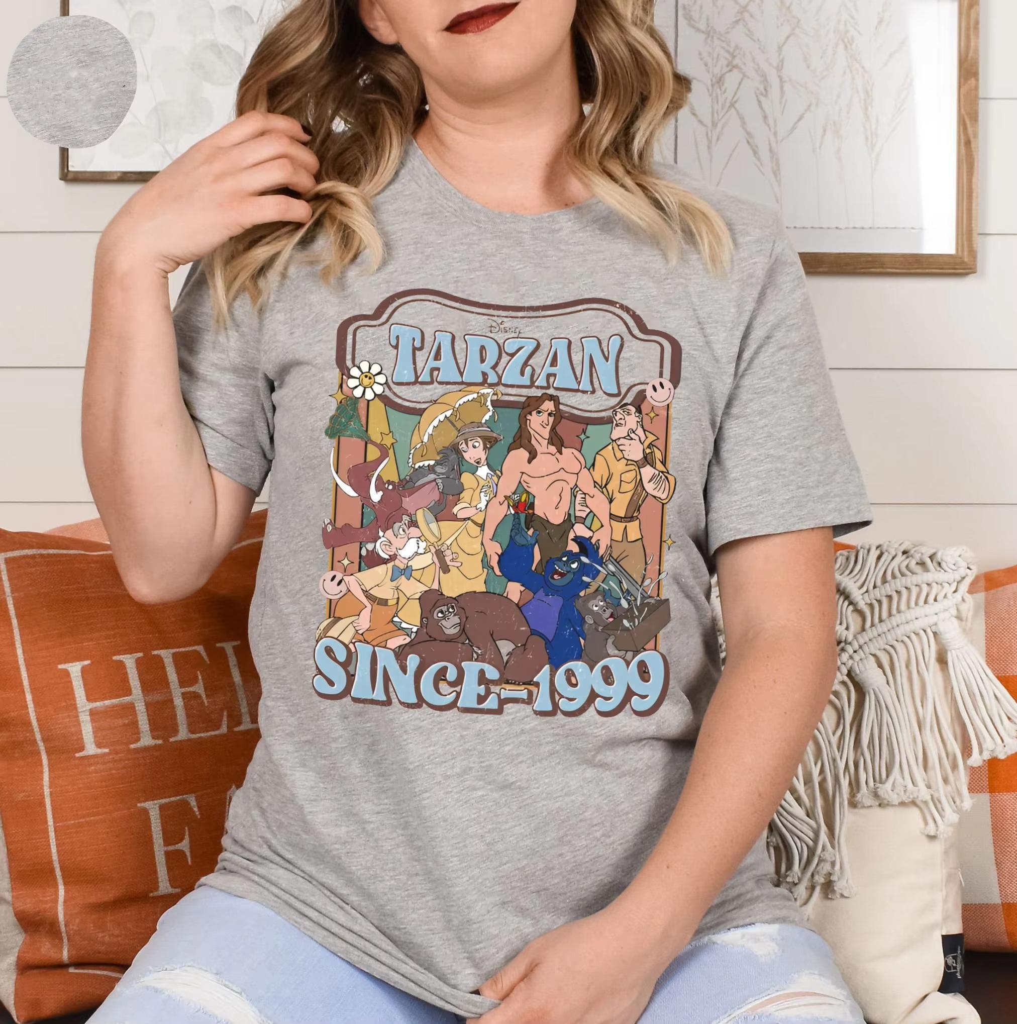 2026 Summer Disney Taishan Film Graphic Tshirt Men Women Fashion Cotton Quality Casual Loose Short Sleeve Classic Unisex S