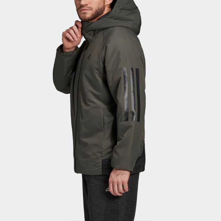 adidas Puffer Jacket Winter Men's Dark Earthy Brown DZ1399