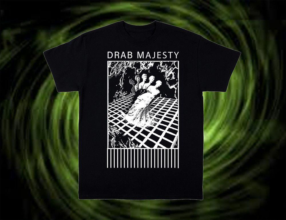 Unisex shirt Cotton Oversize Large Size Drab Majesty T Shirt Black Size S-5XL Cotton Men Short Sleeve