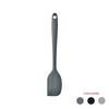 Set de ustensile de bucătărie rotative din silicon: Include spatulă, lingură de supă, ustensile de siguranță antiaderență și găleată de depozitare.