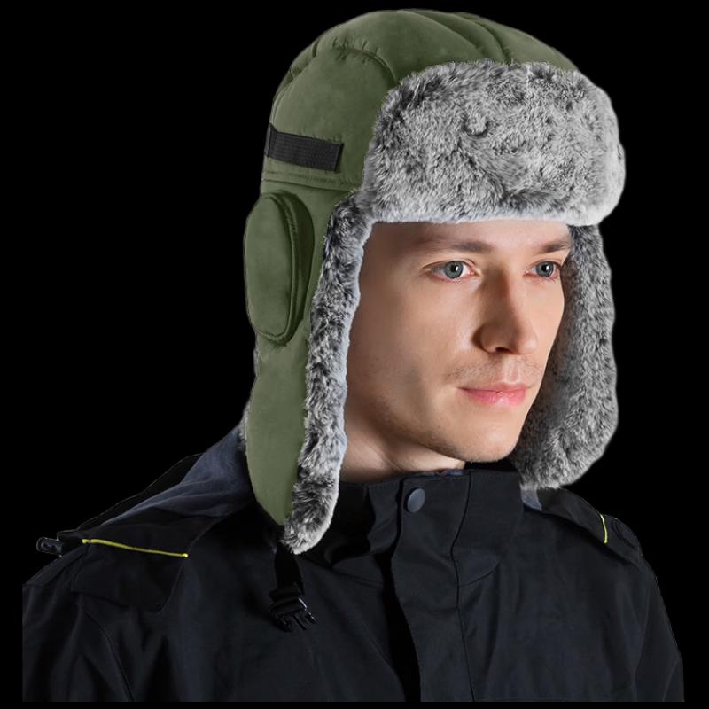 Winter Warm Faux Fur Lei Feng Hat