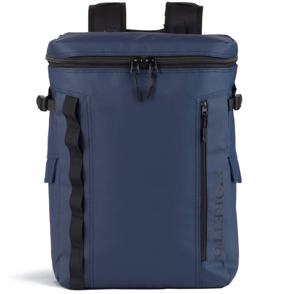 Fioretto Large Capacity Backpack see this boxy backpack on the streets every Box 30L Men's "You'll day! Backpack" (Navy)