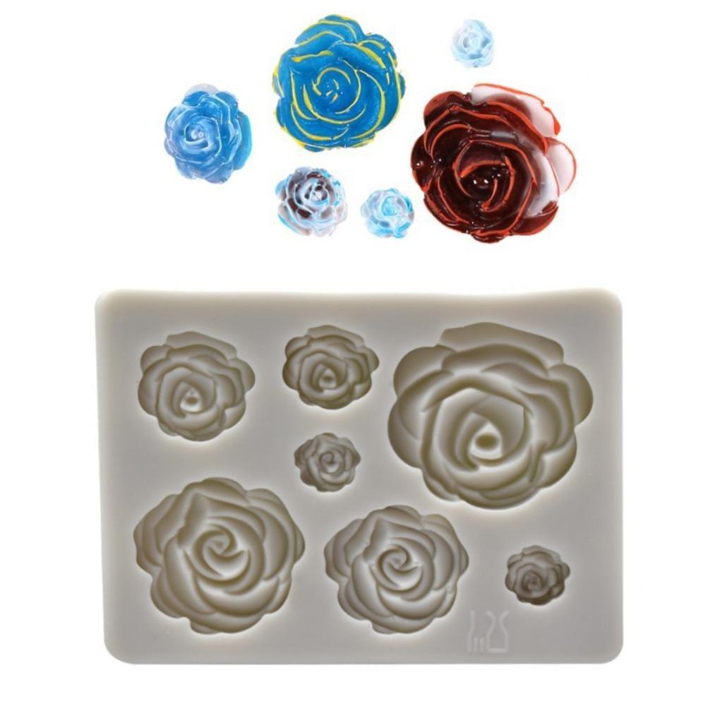 Flower Bloom 3D Cake Mold Silicone Baking Tool New Fondant Soap Mold  Cupcake Candy Chocolate Jelly