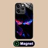 Anime Eyes Phone Case for iPhone 17 16 15 14 13 12 11 Air Pro Max Plus Mini Glass MagSafe Cover