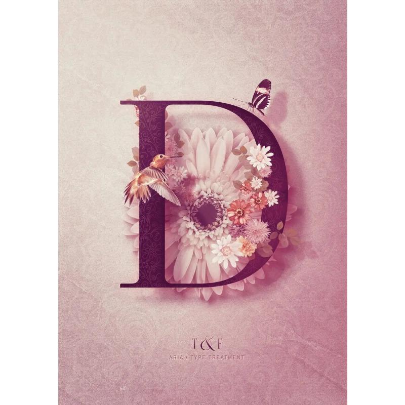 

Aria Alphabet Letter Posters and Prints Vintage Alphabet Artwork Canvas Painting Wall Art Picture for Living Room Home Decor 21X30CMNo Framed