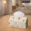 2D Flat,1pc Dandelion-Themed Decorative Tissue Holder, Ideal for Home Gatherings, Vehicles, Kitchens, And Bathrooms. Made from Polyester, This Tissue 